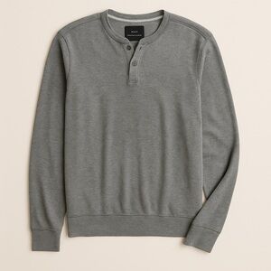 House Dare to Be Different Gray Henley Sweater Men’s Large